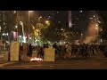 brandstiftung bei anhaltenden massenprotesten in chile