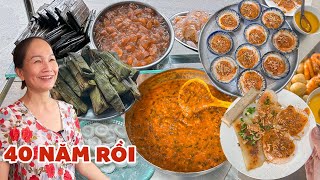 Bí quyết gia truyền 40 năm hàng BÁNH BÈO CHÉN chuẩn vị miền Trung, ngon nhất chợ Bà Hoa