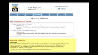 Ordering Official Transcripts Online