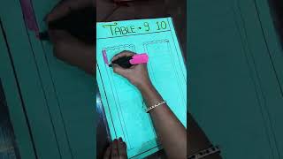 #how to make table chart #shorts