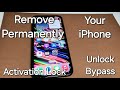 Remove Permanently Your iPhone from iCloud Activation Lock✔️Unlock/Bypass Once✔️