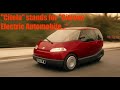 the citroen citela four wheeled electric concept car