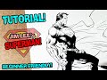 How To Draw Jim Lee's Superman! *Easy Step By Step Tutorial!*