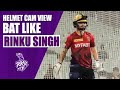 How does it feel to finish like Rinku Singh? 🤔💥| Helmet Cam view | KKR