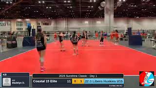 Libero Huskies U15 vs. Coastal 15 Elite (2025.02.22)