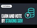 How to Stake SOV to Earn a PASSIVE INCOME and Gain Voting Power Using Metamask