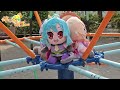 Plushies Ride the Carousel Forever - 100% Orange Juice!