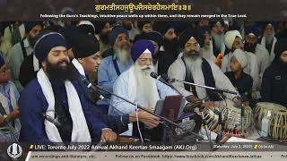 066 Giani Gurdev Singh Jee Australia - Saturday AM - Toronto July 2022 Annual Akhand Keertan Smaagam