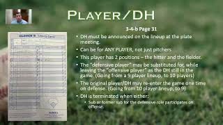 TASO Baseball Umpire Tips - Types of Lineups with DH Rule #umpire #hsbaseball
