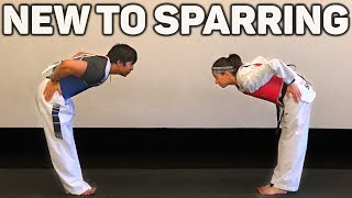First time Sparring | Beginner Taekwondo