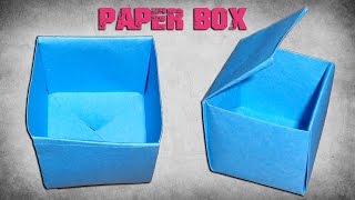 How to Make a Paper Box- Easy Origami Paper Crafts for Beginner Creators.
