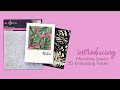 Gorgeous Monstera Leaves 3D Embossing Folder for Paper Crafting