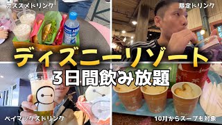 【バケパ家族旅行】フリードリンク券でディズニーシー&ランドで飲み放題 #バケーションパッケージ