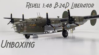 Revell 1:48 B-24D Liberator Unboxing | Man Cave Add | Model Airplane Collection | Model Room Toy