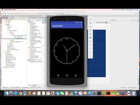 Draw an Analog Clock on Android with the Canvas 2D API Draw an Analog Clock on Android with the Canvas 2D API