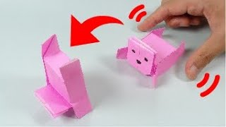 動く折り紙「逆立ちする人」Action Origami \