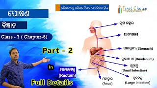 #Posana #Class 7 in #Odia #Part 2 | #Nutrition Class 7 in Odia || #ପୋଷଣ Chapter 5