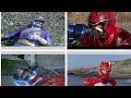 broken helmets in the super sentai