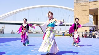 [4K] 浪花乱風 ①　踊らんかい!!岸和田よさこいBAYSIDE!! 2024 (中央)