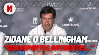 La inusual comparación entre Zidane y Bellingham: "Son deportes diferentes..." I MARCA