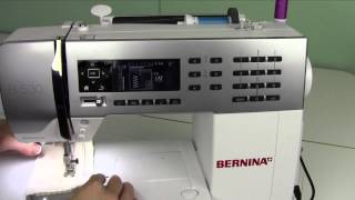 Bernina 530 62 Threading for a Double Needle