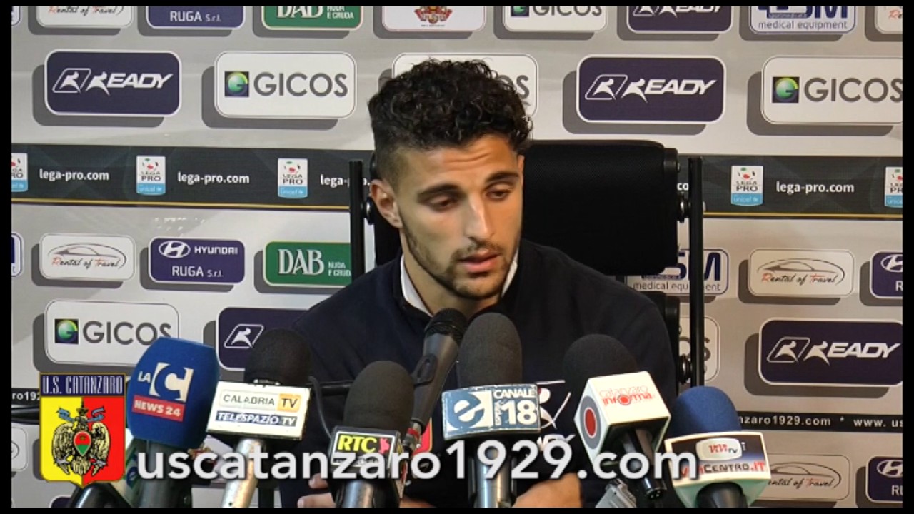 Catanzaro-Juve Stabia: Esposito In Sala Stampa - YouTube