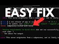 FIXED: subprocess-exited-with-error | Pip install problem (2026)