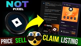 Not Pixel Airdrop Claim Start | Not Pixel Airdrop Price | Not Pixel Listing | Not Pixel Coin Sell