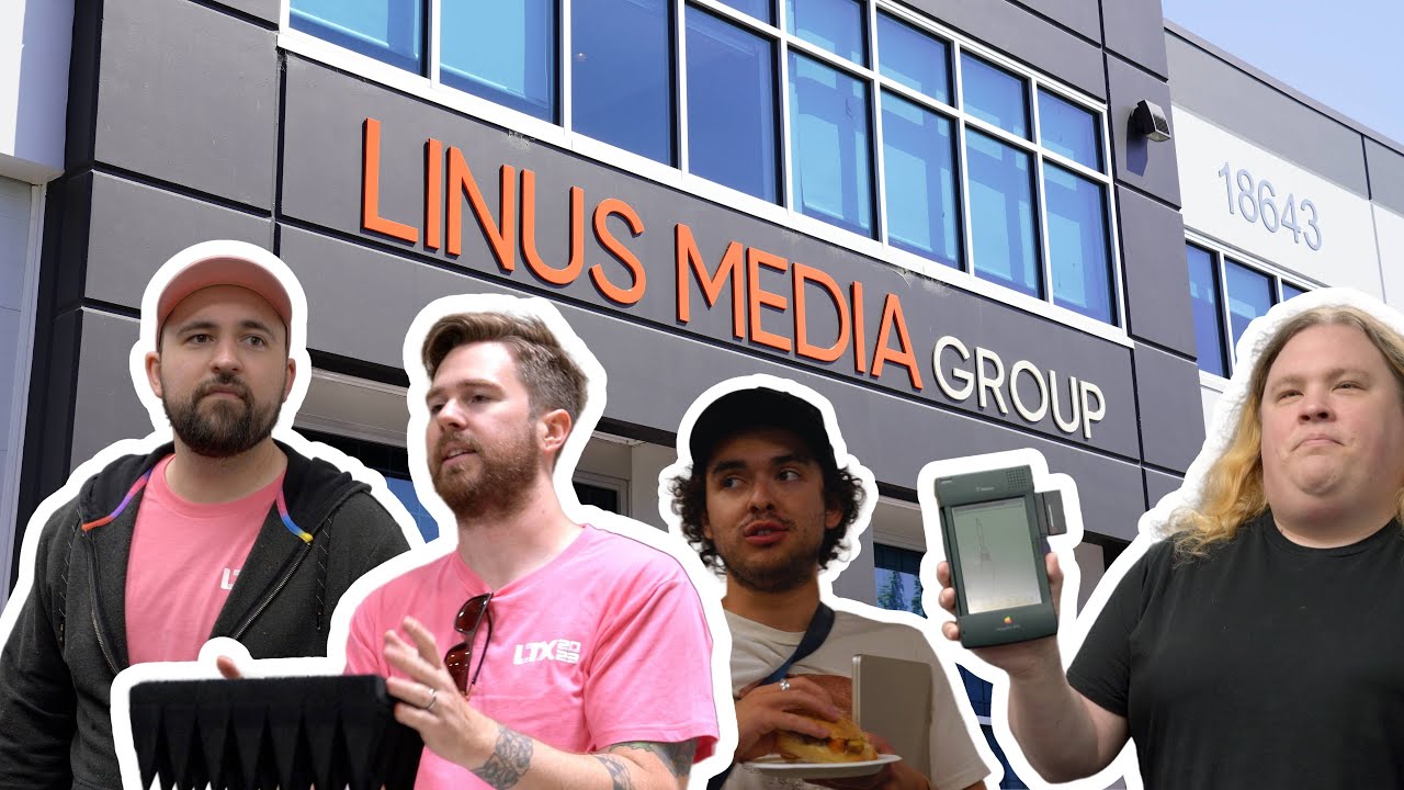 Linus Tech Tips Studio And Labs Tour Ltx 2023 Day 1 Youtube