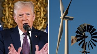 Trump says he wants 'no windmills' built during his administration