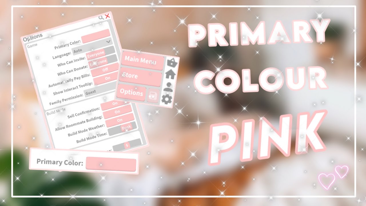 Bloxburg Color Codes Pink