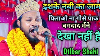 इश्के नबी का जाम पिलाओ ना गोसे पाक ॥ बगदाद मैंने देखा नहीं है॥ Dilbar Shahi