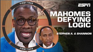 Stephen A. & Shannon Sharpe RESPOND to the Patrick Mahomes GOAT DEBATE 🔥 | First