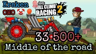 Hill Climb Racing 2  Middle of the road OHO 🤡🎈 Kraken 🦑 33 500 + New Team Event hcr 2