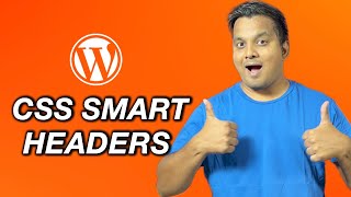 Smart WordPress headers using CSS and Elementor Pro