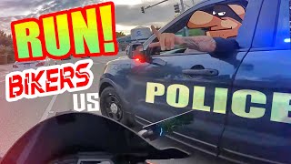 POLICE VS BIKERS - Cops Chase Motorcycles | Best Compilation 2023