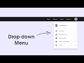 How To Make Drop-down Profile Menu Using HTML CSS & JavaScript | Toggle Menu For Website