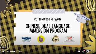 Cottonwood Network Chinese DLI Program