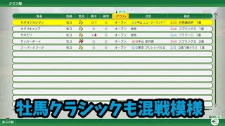 ウイニングポスト 10 2024 レジェンド特性持ちのサボメゴヒメだけじゃない⁉︎クラシックは混戦