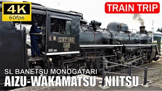 【Train Trip Japan】Steam Locomotive C57 180 Special Train \