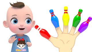 Learn Colors with Finger Family Songs For Kids | +more nursery rhyme songs | बच्चों के अंग्रेजी गाने