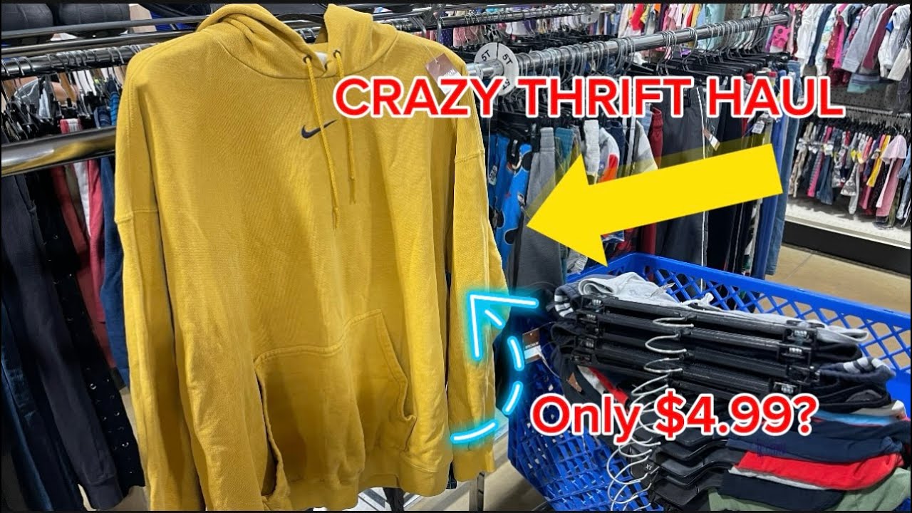 Vintage Nike Grail Crazy Thrift Haul Youtube