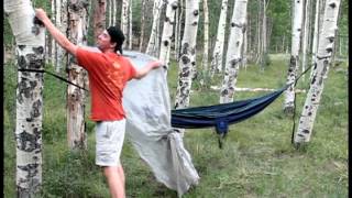 Treehugger Hammocks Rain Fly Setup Video