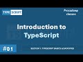 #01 Introduction to TypeScript | TypeScript Basics & Data Types | A Complete TypeScript Course