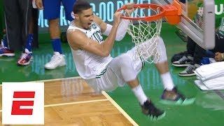 Terry Rozier's fourth-quarter alley-oop to Jayson Tatum sends Boston into a frenzy | ESPN