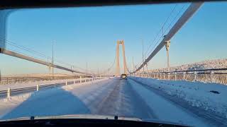 The High Coast Bridge (Högakustenbron) Sweden, January 5, 2024