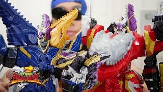 【騎士竜戦隊リュウソウジャー】DXシャインラプター＆シャドーラプターセットとカガヤキソウル＆クラヤミソウルセット を紹介!!파워레인저 다이노소울,Power Rangers Dino Fury