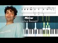 Joshua Bassett - Mirror - Accurate Piano Tutorial with Sheet Music