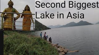 Beautiful nature of cumbum lake// చాలా అందంగా ఉండే విశాలమైన కంభం చెరువు