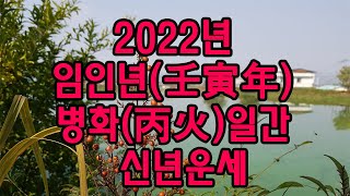 🧧2022년 임인년(壬寅年) 병화(丙火)일간 신년운세